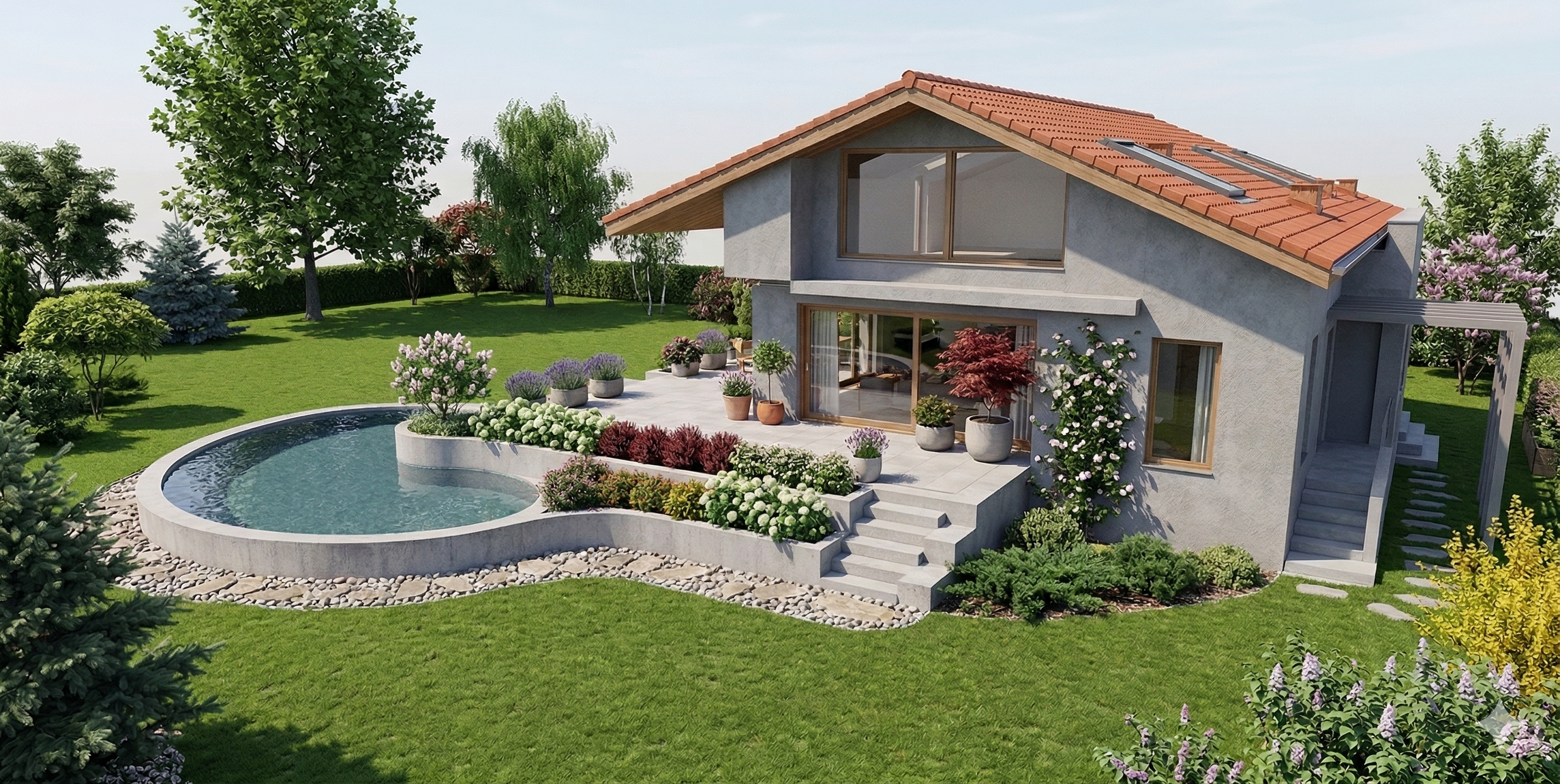 2D Gartenplan